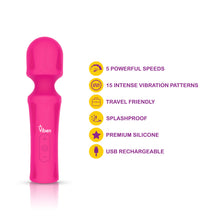 Load image into Gallery viewer, Mighty Muse Mini Massager - Hot Pink