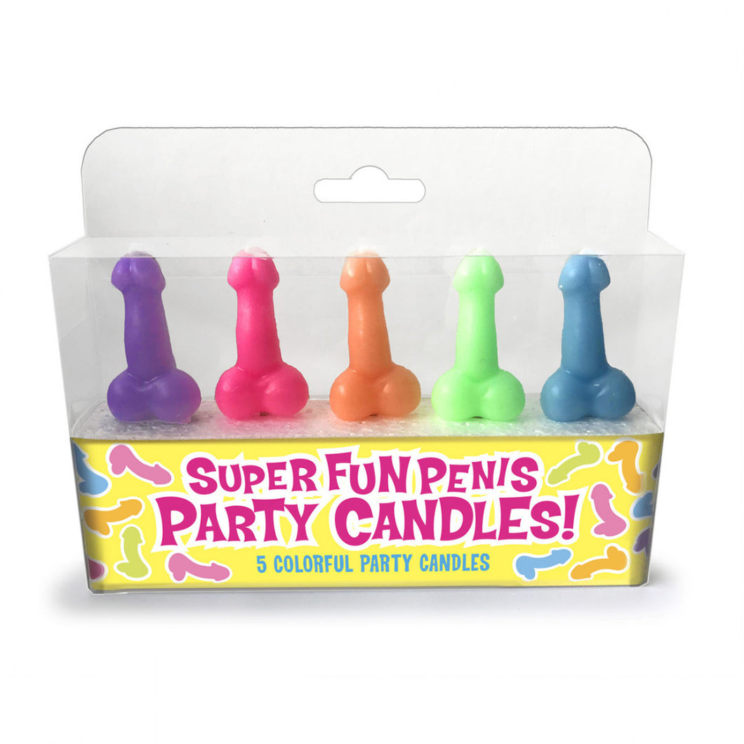 Super Fun Penis Party Candles - 5pk
