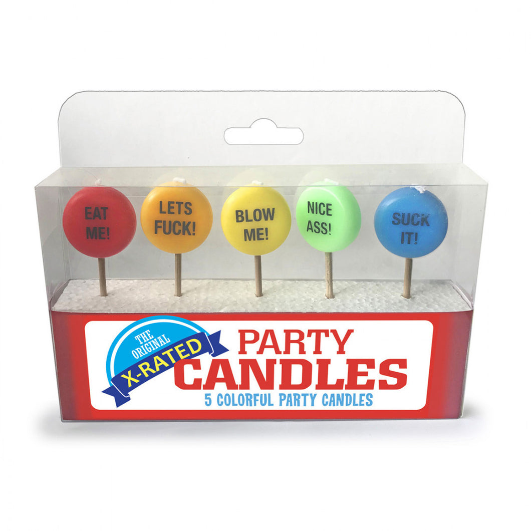 X-Rated Party Candle - 5pk
