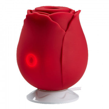 The Rose Suction Vibrator - Red