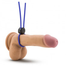 Load image into Gallery viewer, Stay Hard - Silicone Loop Cock Ring - Blue
