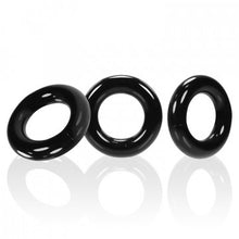 Load image into Gallery viewer, Willy Rings 3-Pack Cockrings -Police Blue
