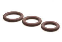 Load image into Gallery viewer, Jock Silicone Cock Ring Set in - Dark
