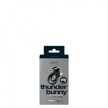 Load image into Gallery viewer, Thunder Bunny Rechargeable Dual Ring - Black Pearl
