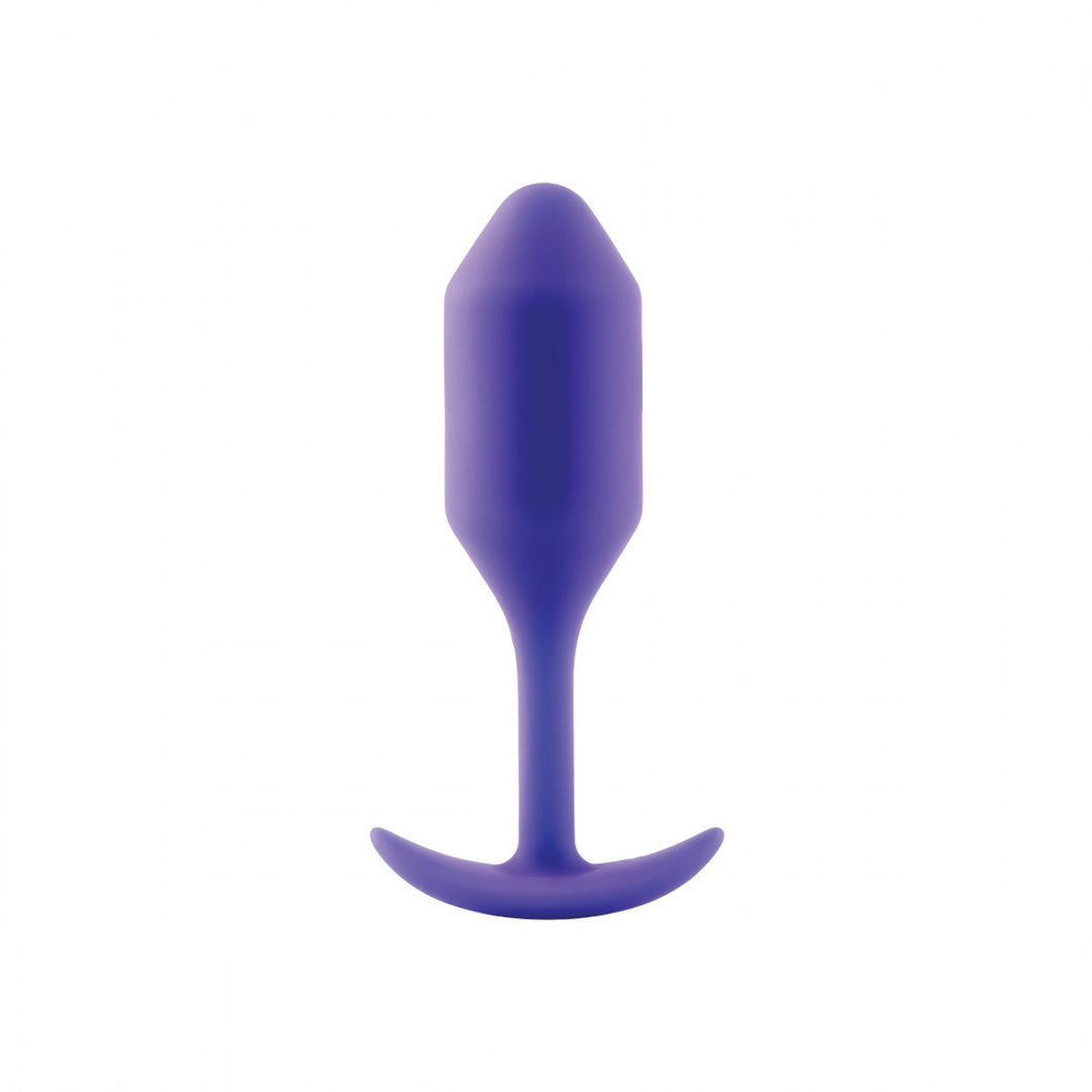 B-Vibe Snug Plug 2 Medium - Purple *Online Only*