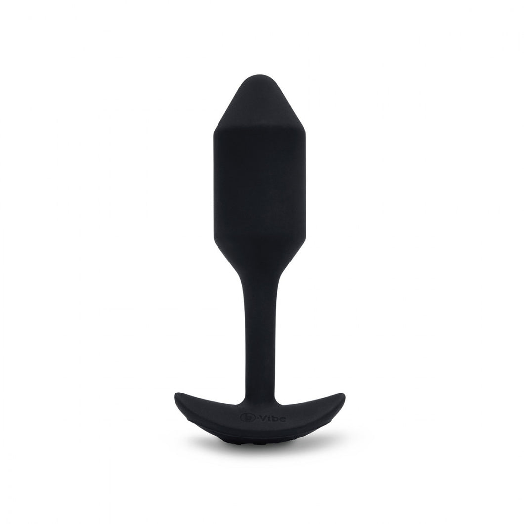 B-Vibe Snug Plug Vibrating Medium - Black *Online Only*
