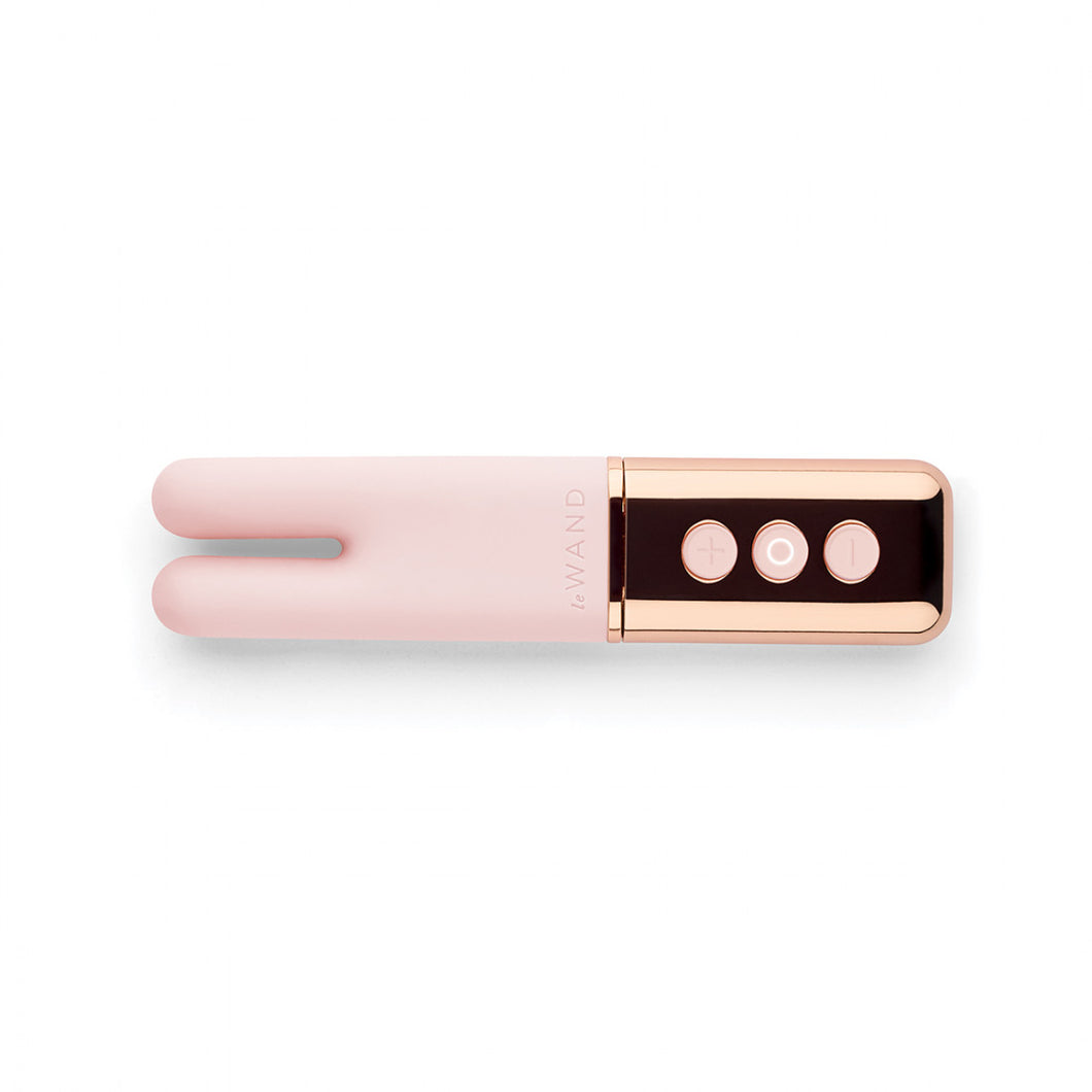Le Wand Chrome Deux Clitoral Vibrator - Rose Gold *Online Only*