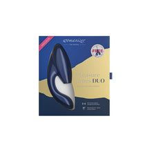 Load image into Gallery viewer, Womanizer Duo Clitoral &amp; G-Spot Stimulator- Blueberry
