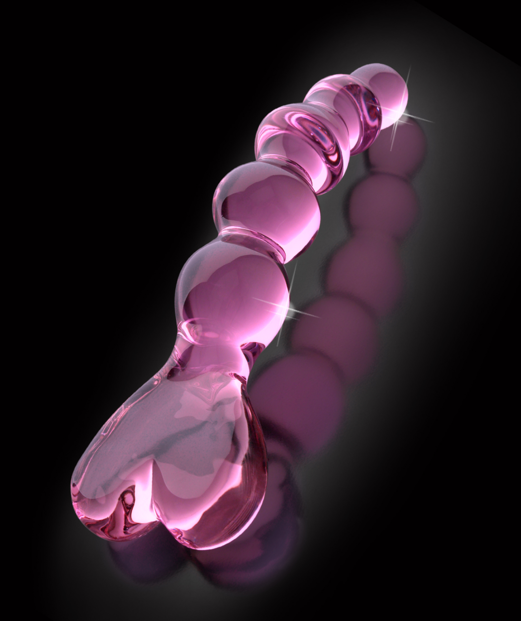 Icicles No 43 – Glass Dildo – Pink – Hush Adult Boutique